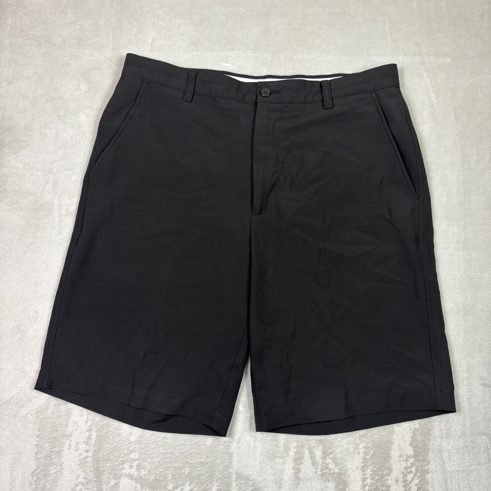 FJ FootJoy Men's Shorts Size 34 Black Stretch Golf Travel